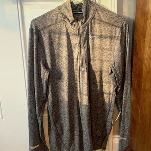 Medium Grey Nike Dry-Fit Quarter Zip